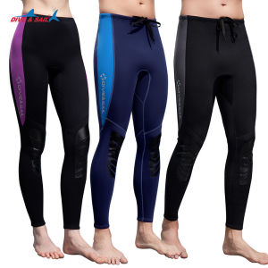 Diving Suits 3MM Two-piece Long Pants Warm Diving Pants High-waisted Cold-proof Snorkeling Winter Swimming and Surfing Clothes and Pants
