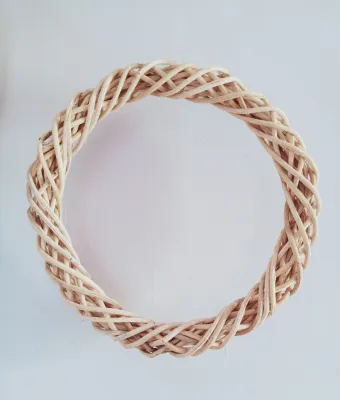 Rattan DIY Wreath Christmas/ Hanging Wreath Wall Decor / BOHO Wreath Home Decor / Christmas Gift