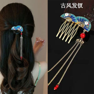 เครื่องประดับผม - MODE Korea หนีบผม วิธีการปรับแต่งความหนีบสูง 3 สไตล์พัดแบบโบราณที่สำคัญในการเสริมสวยใบหน้า สำหรับผู้หญิงกิ๊ฟหนีบ 20 กิโล 30 น้ำ