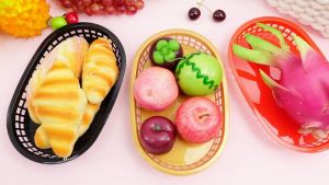 12pcs Food Serving Tray Plastic Fast Food Basket Stackable Fried Chicken Tray Picnic Food Plate