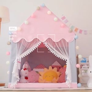 Large Kids Play Tents Oxford Fabric Princess Castle Tent Playhouse Toys for Camping Indoor
