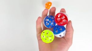 10/20/50Pcs Hollow Bell Ball Toys for Pet Cat Birds Parrot Parakeet Cockatiel Lovebirds