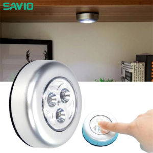 SAVIO LED 3 ดวง กลมไฟกลางคืน กลมไฟ ควบคุม สำหรับ ใบหน้า ห้องครัว ห้องนอน รถยนต์