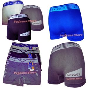 3Pcs Boxer Celana Dalam Pria Sport Premium CD Boxer Like Bahan lembut Tanpa jahitan-Vegasus Store
