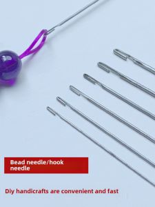 Opening Beading Needle Gem Crystal String Beads Crochet Needle Bracelet Buddha Beads Special Lead Hook Line Thin Needle Worker