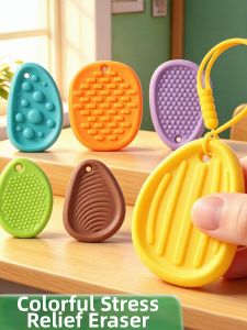 QIFUXING | Pressure Relief Fidget Toy Stress Reliever Pencil Eraser
