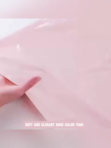 300pcs/Roll Thick Kitchen Garbage Bag Disposable Thick Pink Garbage Bag Thick Drawstring Garbage Bag
