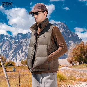 Enjeolon | Winter Stand Collar Loose Warm Sporty Vest