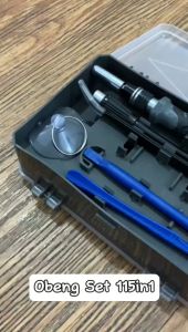 Obeng Set 115 in 1 Kepala Magnetic / Alat Perkakas Perlengkapan Service Komputer Laptop Kamera Hp Jam Tangan Drone Elektronik / Screwdriver Bits Hardware Tools 115Pcs / Peralatan Reparasi Pembuka Baut Alat Bengkel Elektronik Multifungsi - GP Mall