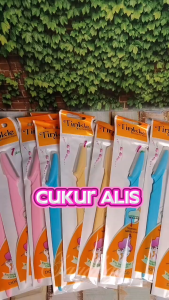 3 buah Pisau Cukur Alis Eyebrow Gagang Manual