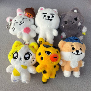 Cartoon Cute Doll Keychains High Quality Korean INS Style Plush Animal Keyrings