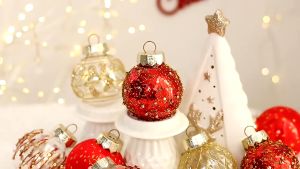 METECH 6CM 30pcs Christmas Decoration Xmas Ornament Shatterproof Decorative Round Christmas Ball