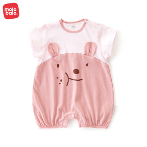 Summer Lightweight Cotton Short Sleeve Baby Romper