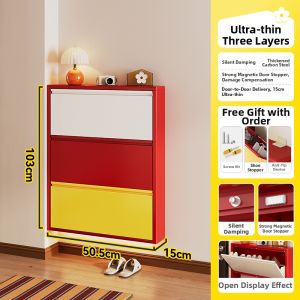 MEISD | Ultra-slim Entryway Shoe Cabinet 15cm