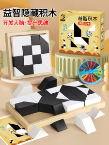 Educational Hidden Blocks Puzzle Brain Training Spatial Thinking Toys for Boys Aged 3 to 6 plus Building Blocks Intelligence Development