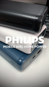 Philips 22.5W 20000mAh Li-polymer PD Powerbank with LCD Display Portable Charger USB C Charger Power I Q 2.0 Universal Compatibility PD Fast Charger for Travel Compatible with Apple iPhone 13 iPhone 14 iPhone 15 iPad Samsung Galaxy electronics Ac