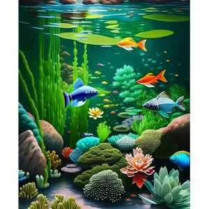 500/1000/1200/2000PCS Jigsaw Puzzle Beautiful Coral Reef And Fish Scene For Adults Perfect For Quiet Evening Activity