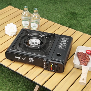 Portable butane gas stove set/with caseadjustable fire powercamping/picniccooking applianceskitchenwareBINLU