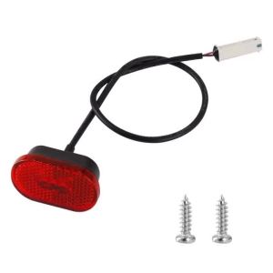 For Xiaomi M365 Pro Pro2 1S Rear Tail Light Parts Scooter Rear Taillight Warning Lamp with Connection Battery Cable Wire Buckle