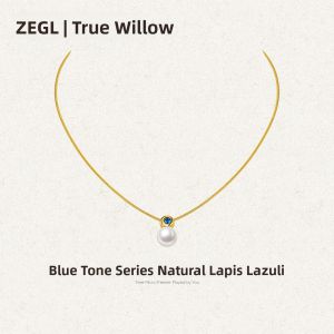 zengliu | Blue Series Artificial Pearl Necklace