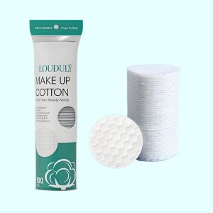 100Pc/bag Make Up Cosmetic Cotton Pads Wipe Pads Nail Art Cleaning Pads Soft Daily Supplies Facial Cotton Makeup Remover Tool