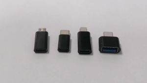 4-Pcs USB to USB C AdapterMicro USB to USB C Adapter Compatible with for Macbook Pro for Samsung for Galaxy