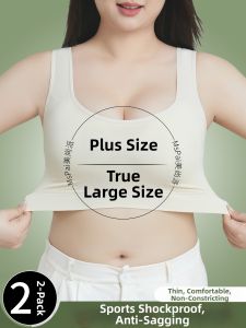 MsPai | Plus Size Bust Reducing Push-up Anti-Sagging Sports Bra