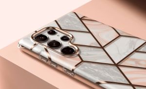 i-Blason Cosmo Series for Samsung Galaxy S22 Ultra 5G Case 2022 Release Slim Stylish Protective Case With Built in Screen Protector