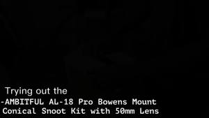 AMBITFUL | AMBITFUL AL-18 PRO Focalize Conical Snoots Photo Optical Condenser Art Special Effects Shaped Beam Light Cylinder lens Color Gel