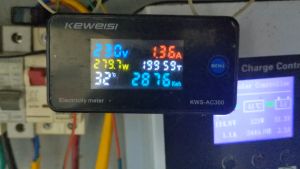 Công Tơ Điện Tử 6 Trong 1 Đo Công Suất Điện Áp Xoay Chiều AC 50~300V Màn Hình Lớn Chính Xác