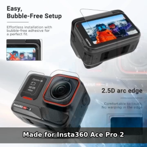 Insta360 Ace Pro 2 Screen Protection Tempered Glass Film Protector ( Camera+Screen+Display )
