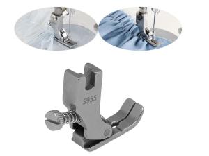 S955 Adjustable Flat Wagon Finely Shirring Wrinkle Crum Presser Foot Lace Thin Cloth Fabric Feet For Industrial Sewing Machine
