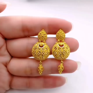 Subang Gantung Classic Skru Design Indian 9.21g Emas 916 Yon Hing