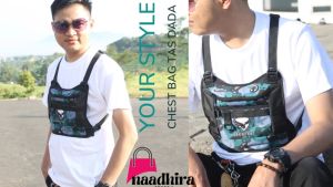 Tas Waistbag Tas Pria Simpel Tas Dada Tactical Rig Bag Outdoor motiv printing terbaru kekinian