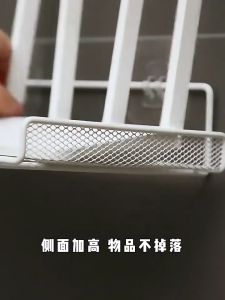 1 PCS Wall Mounted Punch-Free WiFi Router Rack TV Set-Top Box Storage Stand Small Item Storage Organization Rack