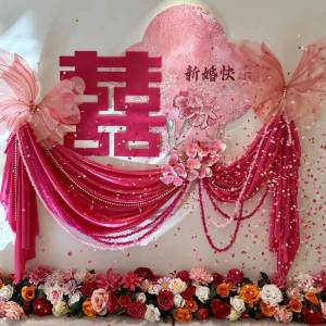 Pink Wedding Decoration Kit