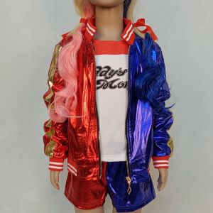 READY STOCK Suicide Squad Adult Woman Harley Quinn Joker Clown Scary Horror Movie Character Halloween Costume