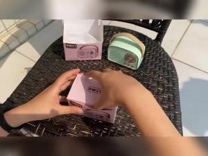 Retro Bluetooth Loa Di Động Không Dây Stereo USB Aux Khe Cắm Thẻ TF Máy Nghe Nhạc MP3 Âm Lượng Lớn Cho iPhone Android Kích Thước Nhỏ