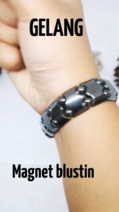Gelang Pria Wanita Gelang Terapi Kesehatan Magnet Blustin Asli Original