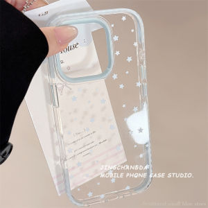Blue Star Couple Popular Phone Case for iPhone 16 pro Max Apple 15 pro New 14 pro Max 13 Women 15 Korean 12 pro Creative Full Cover 11