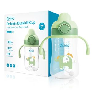 Dr.Isla 250ml/300ml ขวดน้ำ ขวดนม เปิด 360 แก้วหัดดื่มกันสำลัก แก้วน้ำ ขวดน้ำ กันสำลัก หัดดื่มน้ำ ขวดน้ำเด็ก baby bottle ถ้วยหัดดื่ม รูปการ์ตูน​ แก้วน้ำหัดดื่ม​ แก้วน้ำเด็ก ไม่ดูดไม่ไหล กันสำลัก ฝึกเลิกขวดนม มีตุ้มถ่วง ขวดน้ำเด็ก ขวดนม