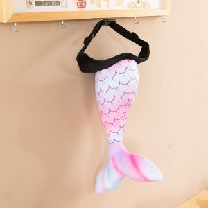 GUAIBUDIAN | Childrens Wearable Plush Mermaid Tail Costume