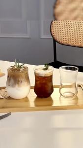 T.Z. แก้วค็อกเทล แก้วชา วัสดุทนความร้อน เหมาะกับร้านกาแฟ 210ml 250ml 380ml Glass cup
