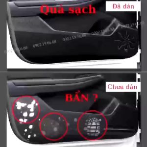 Miếng dán Dcan chống xước vân carbon tappi cửa xe hơi cho xe Huyndai Creta 22