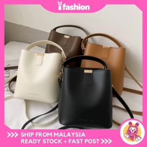 iFASHION 2039 READY STOCK Women Crossbody Sling Shoulder Tote Handbag Bucket Bags Wanita Beg Tangan Silang Perempuan