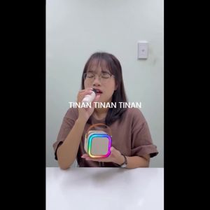 ( HÀNG XỊN ) Loa bluetooth karaoke Kinyo K12 tặng kèm 2 mic và sticker  loa karaoke không dây âm thanh bass hay cùng đèn led cực đẹp