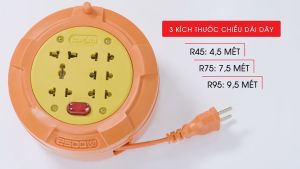 Ổ CẮM QUAY SOPOKA R95 Ổ CẮM ĐIỆN CHỊU TẢI 2500W Ổ CẮM LÕI SỨ CHỐNG CHÁY Ổ QUAY CHỐNG VỠ BẢO HÀNH 2 NĂM 1 ĐỔI 1