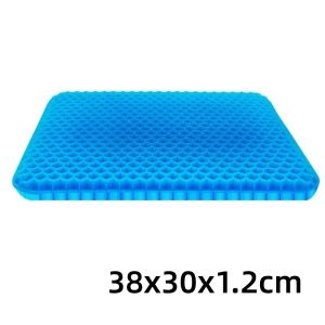 Soft Silicone Seat Cushion Honeycomb Design Double Thick Cushion Pressure Relief Breathable Pad Car Seat Office Chair Cushion
