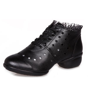 2025 New Soft Bottom Dance Shoes Womens Adult Square Dance Shoes Jazz Dance Shoes Four Seasons Dancing Shoes Medium Heel