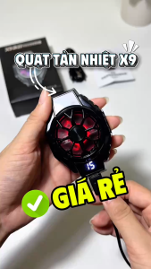 Quạt tản nhiệt điện thoại X9 / X12 Plus / X122 sò lạnh từ tính máy tính bảng led RGB thế hệ mới đóng băng full mặt